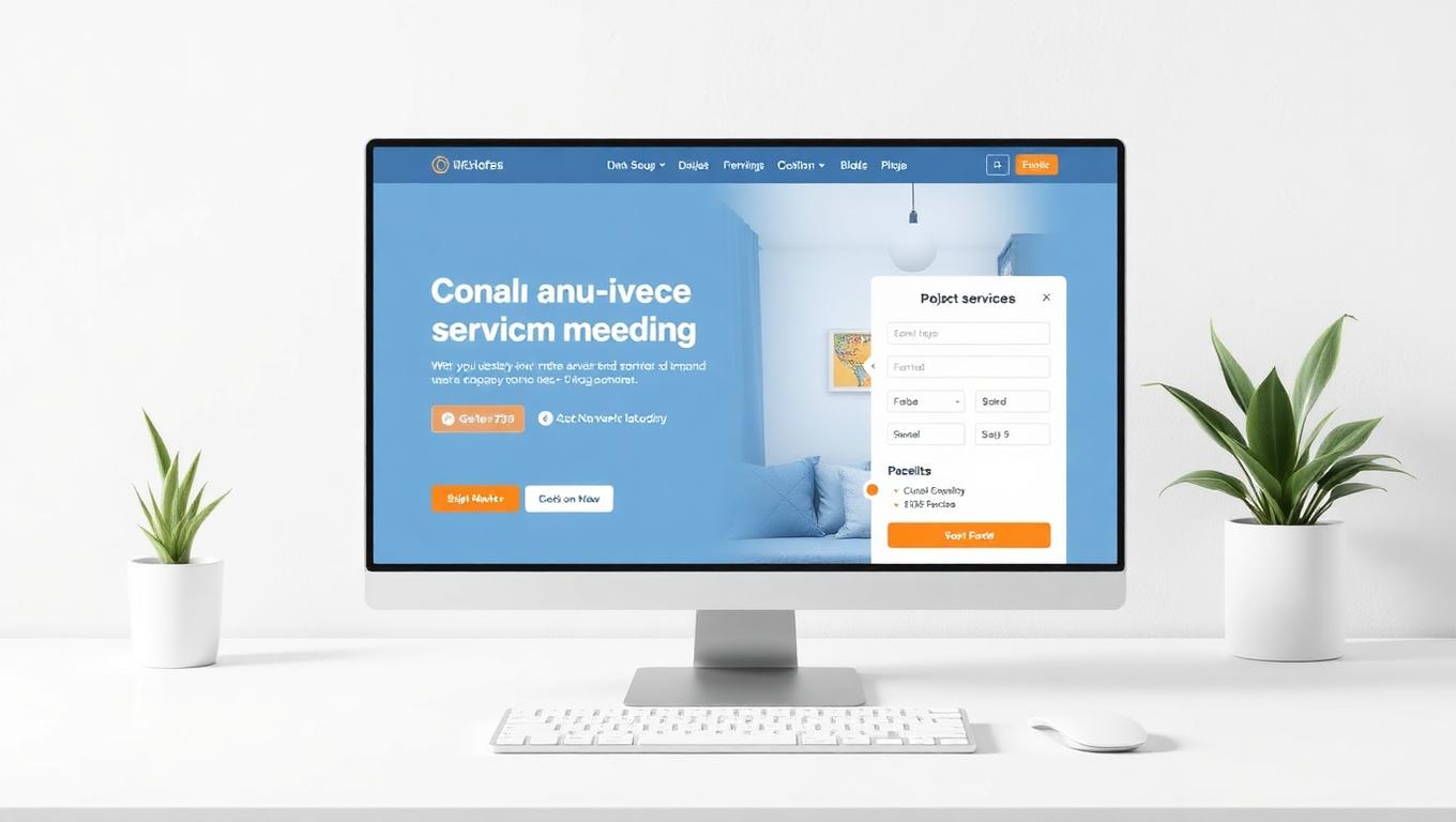 Home services booking site
